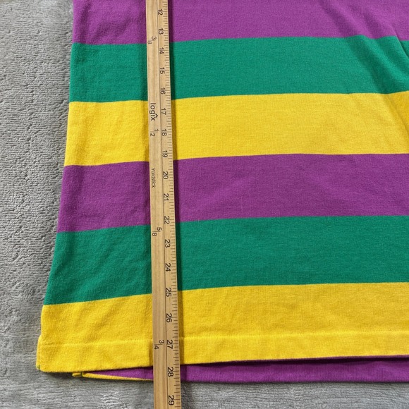 Vintage Brooks Brothers Brooksgate Rugby Shirt Mens Medium Colorful Striped USA - Picture 5 of 10